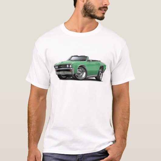 T-shirt Lt 1967 de Chevelle Green Convertible (Devant)