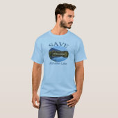 T-shirt lt hommes bleus petits (Devant entier)