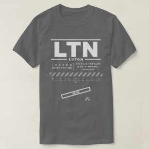 T-shirt LTN de l'aéroport de Londres Luton