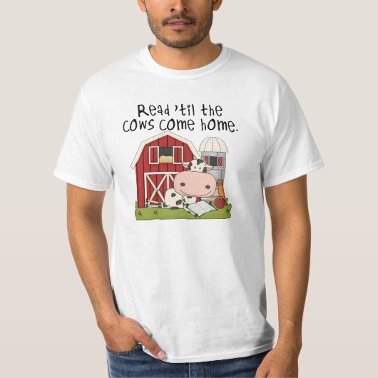 T-shirt Lu 'jusqu'aux vaches venez à la maison (Devant)