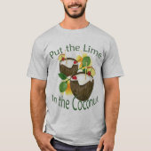 T-shirt Luau Coconut Drink Lime Party (Devant)