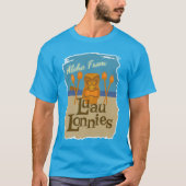 T-shirt Luau Lonnies Fun Fiction Tiki Bar Cartoon (Devant)