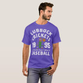 T-shirt Lubbock Crickets - Texas (Devant entier)