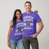 T-shirt Lubbock Crickets - Texas (Unisexe)