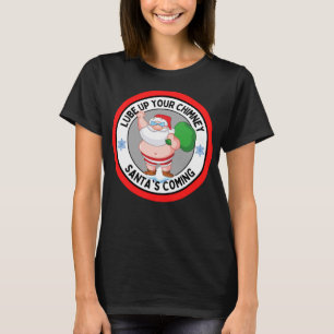 T-shirt Lube up Your Chimney Père Noël Venant drôle Rude C