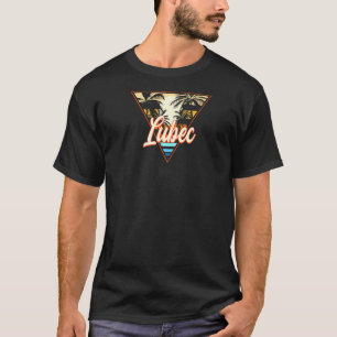 T-shirt Lubec Maine Beach Me Beach Bum Us Villes Été