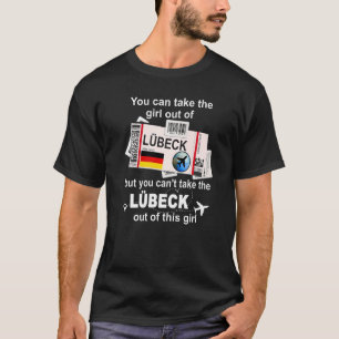 T-shirt Lübeck Boarding Pass Lübeck Girl Lübeck