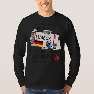 T-shirt Lübeck Girl Lübeck Boarding Pass Lübeck