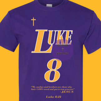 T-shirt Luc 8:21 Écriture biblique - Chrétien - (1de2)