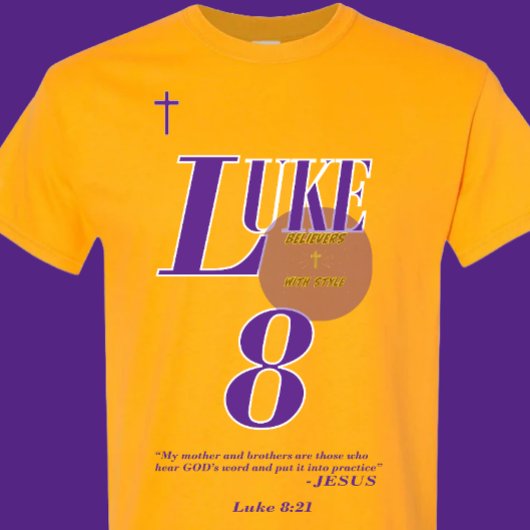 T-shirt Luc 8:21 Écriture biblique - Chrétien - (2de2)