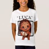 T-shirt LUCA ET RUGBY BALL (Devant)