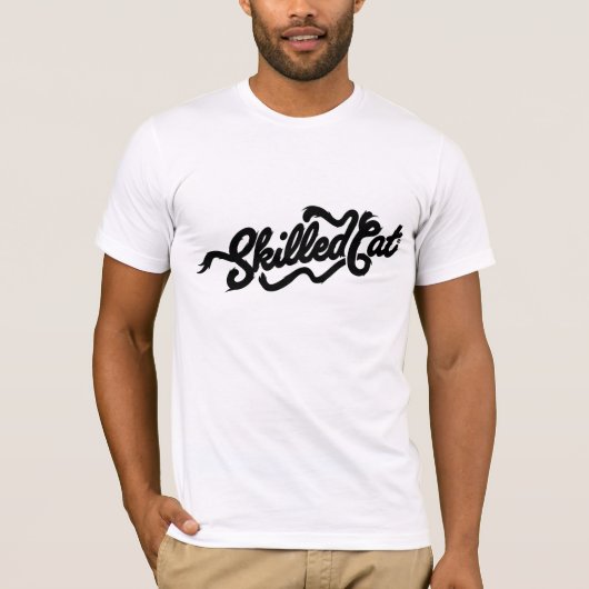 T-shirt Luca Ionescu "chat qualifié " (Devant)