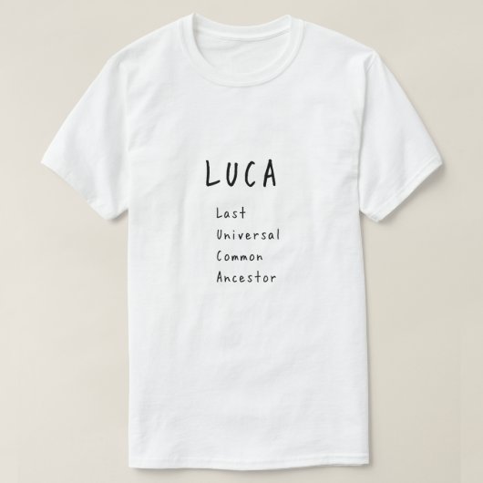 T-shirt LUCA Last Universal Common Ancestor Science Graphi (Design devant)