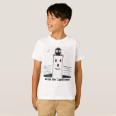 T-shirt Lucas the Lighthouse pour garçons et fille (Devant entier)