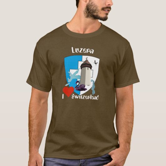 T-shirt Lucerne Suisse (Devant)