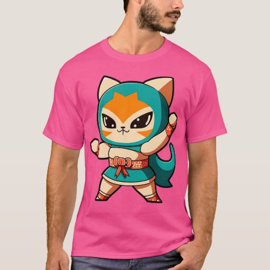 T-shirt Lucha Libre Cats (Devant)