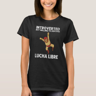 T-shirt Lucha Libre Dessins Hommes Femmes Mexicaine Lutte