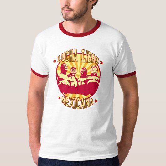 T-shirt Lucha Libre Mexicana (Devant)