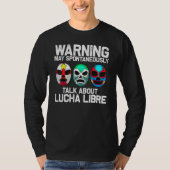 T-shirt Lucha Libre Pour Hommes Femmes Masque De Lutte Mex (Devant)