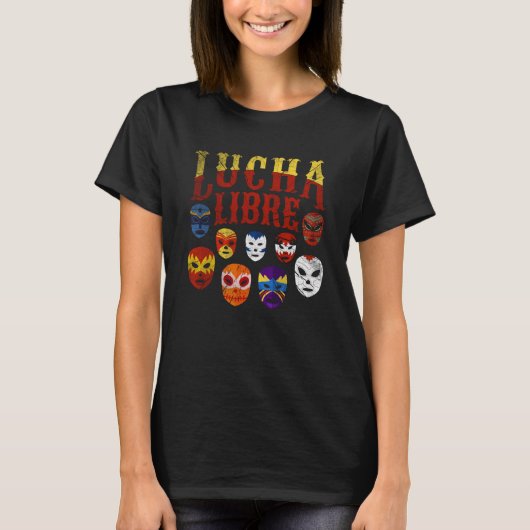 T-shirt Luchador Masques Lucha Libre 2 (Devant)