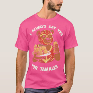 T-shirt Luchador Ours mexicain Tamales Time par Tobe Fonse