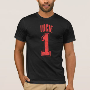 T-shirt Lucie Supporter Numéro 1 Plus grand ventilateur