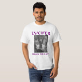 T-SHIRT LUCIFER APPORTE LA LUMIÈRE (Devant entier)