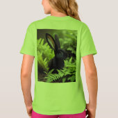 T-shirt Lucifer le lapin noir : un ensemble sombre de méfa (Dos)
