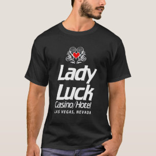 T-shirt Luck Lady Hotel Casino Las Vegas Retro Vintage