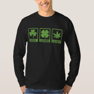 T-shirt Luckier Luckiest JOUR DE LA SAINT PATRICK mauvaise