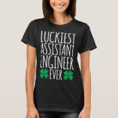 T-shirt Luckiest Assistant Engineer Ever St Patricks Day (Devant)