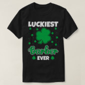 T-shirt LUCKIEST Barber JAMAIS STPATRICK DAE SHAMROCK (Design devant)
