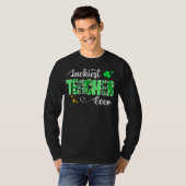 T-shirt Luckiest Teacher Ever Shamrock Teacher St Patricks (Devant entier)