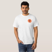 T-shirt Lucky 7 orange (Devant entier)