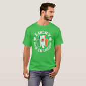 T-shirt Lucky And Chingon Irish Mexican St Patrick's Day S (Devant entier)