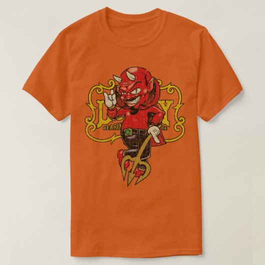 T-shirt Lucky Bearings Devil 1995 (Design devant)