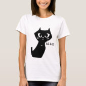 T-shirt Lucky Black Cats Bonjour (Devant)