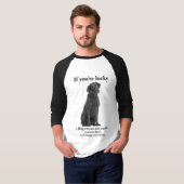 T-shirt Lucky Black Lab (Devant entier)