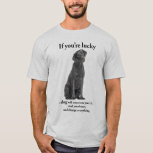 T-shirt Lucky Black Lab