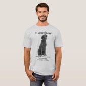 T-shirt Lucky Black Lab (Devant entier)