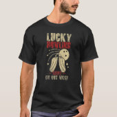 T-shirt Lucky bowling ne lave pas Bowler Player Ten Pins (Devant)