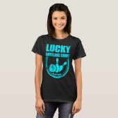 T-shirt Lucky Bowling Ne Lave Pas Citation Drôle Pour Bowl (Devant entier)