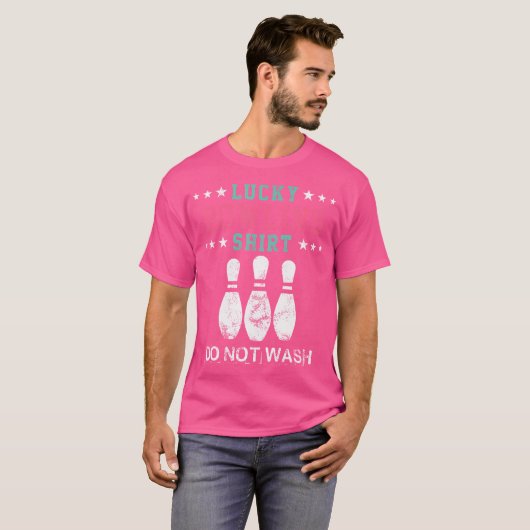 T-shirt Lucky Bowling Pour Femmes Femme Maman Ou Filles (Devant entier)
