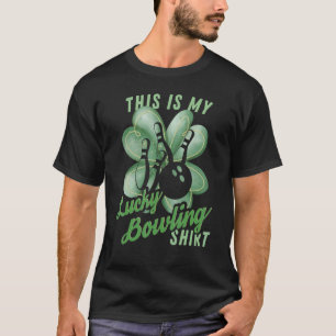 T-shirt Lucky bowling u2013 Ten Pin Bowler vert C