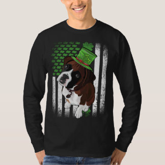 T-shirt Lucky Boxer Dog St Patrick s Day