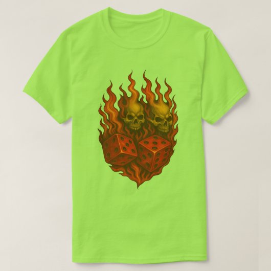 T-shirt Lucky Burn (Design devant)