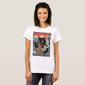 T-shirt Lucky Cat Ramen Noodle Art (Devant entier)