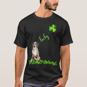 T-shirt Lucky Catahoula Leopard Dog Dog Shamrock St Patric