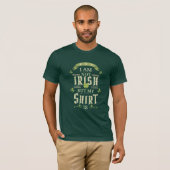 T-shirt Lucky Clover Grunge Typographie St Patrick Day Men (Devant entier)