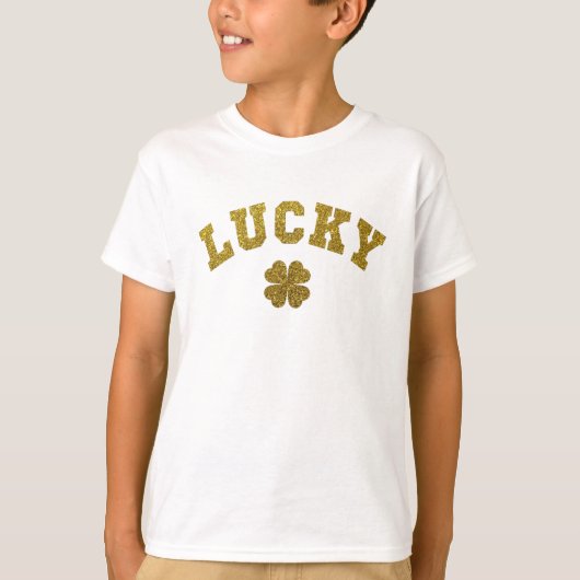 T-shirt Lucky Clover Saint Patricks (Devant)